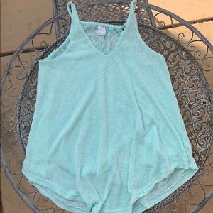 Halter tank top- mint green